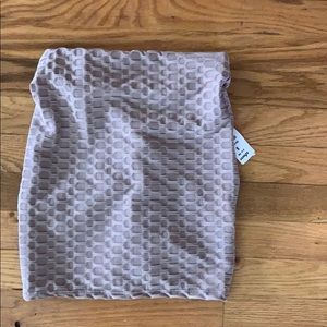 Kohesion Tan Pencil Mini Skirt Size S